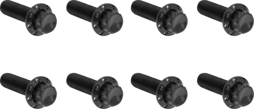 ARLEN NESS 300-710 Bolt Kit - Trap Door - Titanium - 12-Point - M8 - Black - Trap Door Titanium 12-Point M8 Black