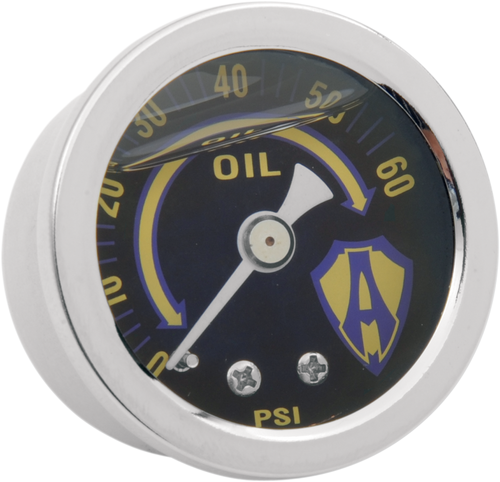 ARLEN NESS 15-655 Oil Pressure Gauge Kit - Replacement - Chrome - Replacement Chrome