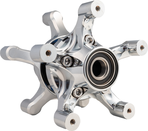 Open Box ARLEN NESS 71-661 Spider Hub - Dual Disc - Front - Chrome - Dual Disc Front Chrome