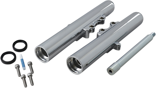 Open Box ARLEN NESS 06-500 Fork Legs - Chrome - Smooth - Dual Disc - '08-'13 FLT - Chrome Smooth Dual Disc '08-'13 FLT