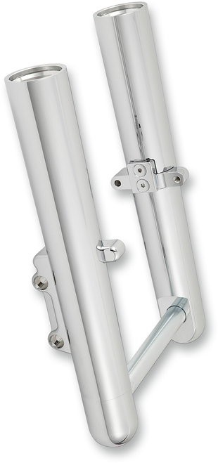 Open Box ARLEN NESS 40-503 Fork Legs - Chrome - Smooth - Dual Disc - Chrome Smooth Dual Disc