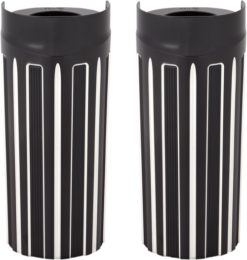 Open Box ARLEN NESS 20-057 Fork Boot Covers - +2" - Black Anodized - 10-Gauge - FLHT - +2" Black Anodized 10-Gauge FLHT
