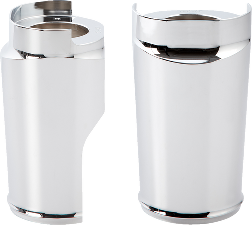 Open Box ARLEN NESS 20-041 Fat Tire Fork Boot Cover - Chrome - Smooth - Chrome Smooth