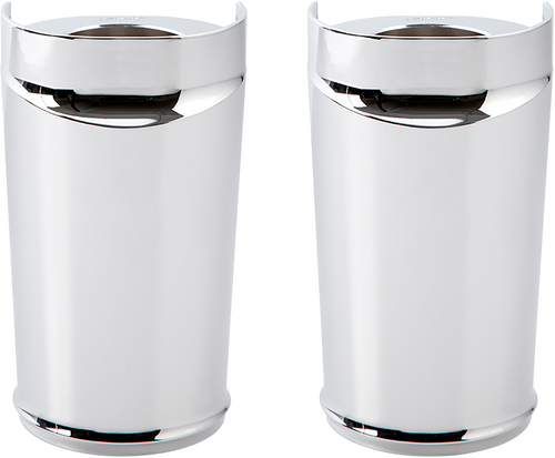 Open Box ARLEN NESS 20-036 Fork Boot Cover - Chrome - Smooth - Chrome Smooth