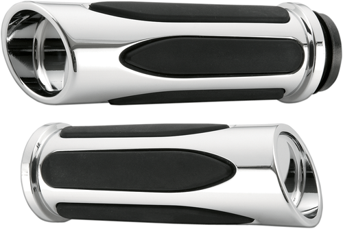 Open Box ARLEN NESS 07-050 Deep Cut Comfort Series Grips - Cable - Chrome - Cable Chrome