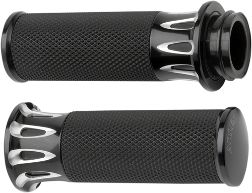 Open Box ARLEN NESS 07-319 Fusion Deep Cut Grips - TBW - Black - TBW Black