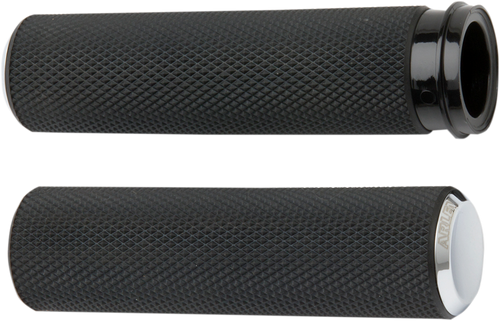 Open Box ARLEN NESS 07-326 Knurled Grips - TBW - Chrome - TBW Chrome