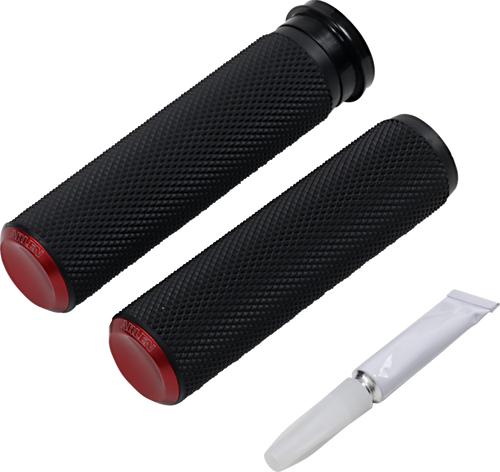 Open Box ARLEN NESS 07-346 Knurled Grips - TBW - Red - TBW Red