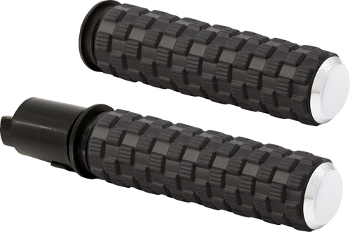 Open Box ARLEN NESS 500-067 Air Trax Grips - TBW - Chrome - TBW Chrome
