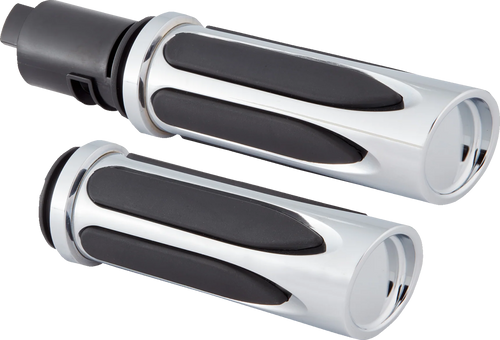 Open Box ARLEN NESS 500-070 Deep Cut Comfort Series Grips - TBW - Chrome - TBW Chrome
