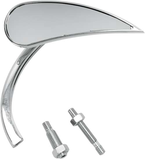 Open Box ARLEN NESS 13-411 Mirror - Micro - Rad 2 - Side View - Teardrop - Chrome - Right - Micro Rad 2 Side View Teardrop Chrome Right