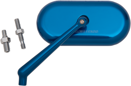 Open Box ARLEN NESS 13-174 Mirror - Side View - Oval - Blue - Left - Side View Oval Blue Left