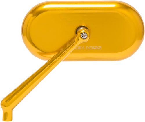 Open Box ARLEN NESS 13-175 Mirror - Side View - Oval - Gold - Left - Side View Oval Gold Left