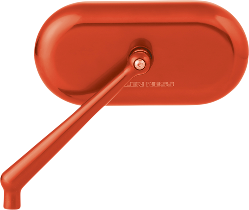 Open Box ARLEN NESS 13-185 Mirror - Side View - Oval - Orange - Left - Side View Oval Orange Left