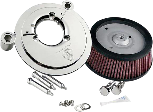 Open Box ARLEN NESS 18-512 Big Sucker™ Air Filter Kit - Chrome - Stage I - Chrome Stage I