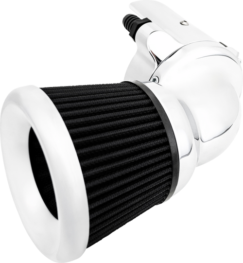 Open Box ARLEN NESS 800-003 Air Cleaner Kit - Velocity 90° - Chrome - Velocity 90° Chrome