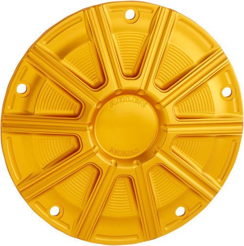 Open Box ARLEN NESS 700-020 10-Gauge Derby Cover - Gold - Big Twin - Gold Big Twin
