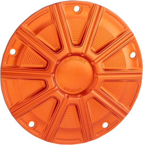 Open Box ARLEN NESS 700-021 10-Gauge Derby Cover - Orange - Big Twin - Orange Big Twin