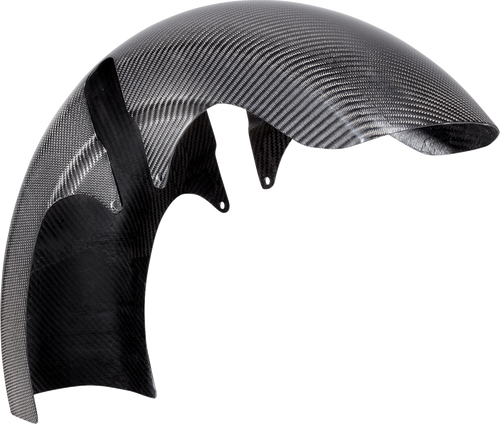 Open Box ARLEN NESS 210-025 21" Front Fender - Fat Wrapper - Carbon Fiber - HD Touring '15-'25 - Fat Wrapper Carbon Fiber HD Touring '15-'25