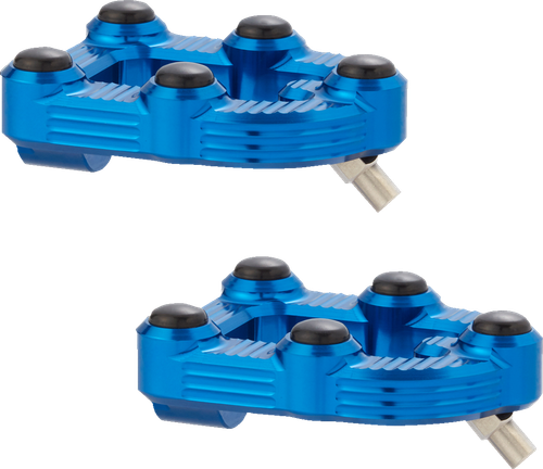 Open Box ARLEN NESS 07-903 MX Foot Pegs - Driver - Blue - Driver Blue