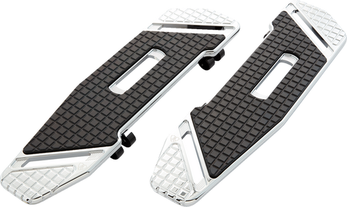 Open Box ARLEN NESS 410-025 SpeedLiner Floorboards - Driver - Chrome - Driver Chrome