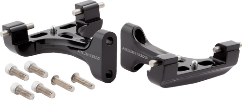 Open Box ARLEN NESS 410-032 Forged Floorboard Mounts - Passenger - All Black - Passenger All Black