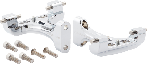 Open Box ARLEN NESS 410-034 Forged Floorboard Mounts - Passenger - Chrome - Passenger Chrome