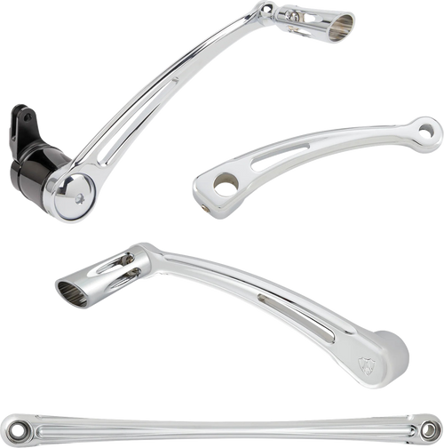 Open Box ARLEN NESS 420-107 Deep Cut Foot Control Kit w/ Heel/Toe Shifter - Chrome