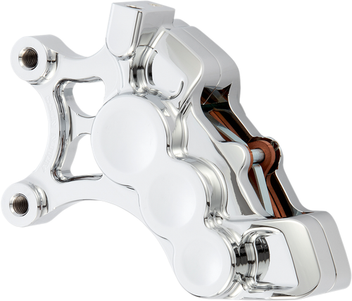 Open Box ARLEN NESS 02-210 6-Piston Caliper - Front Left - Chrome - 14" - Front Left Chrome 14"