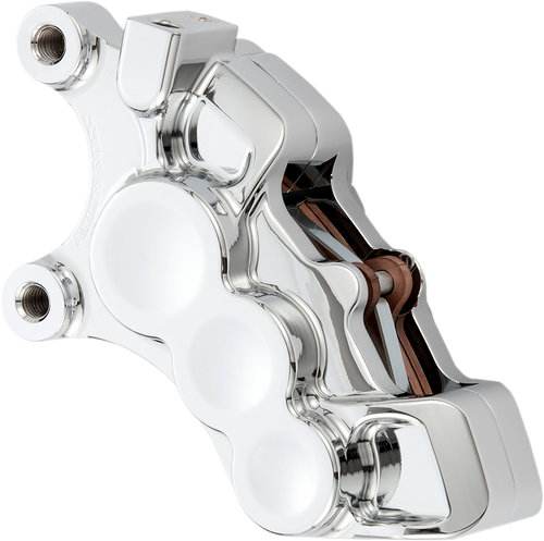 Open Box ARLEN NESS 02-214 6-Piston Caliper - Front Left - Chrome - 11.8" - Front Left Chrome 11.8"