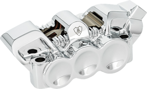 Open Box ARLEN NESS 320-133 Monoblock Radial Brake Caliper - 100 mm - Right - Chrome - 100 mm Right Chrome