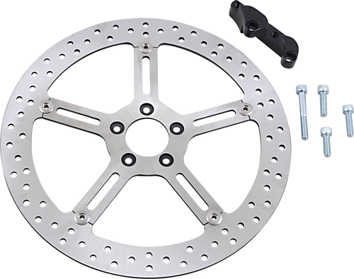 Open Box ARLEN NESS 02-965 Big Brake Rotor - 15" - Front Left - Harley-Davidson - 15" Front Left Harley-Davidson