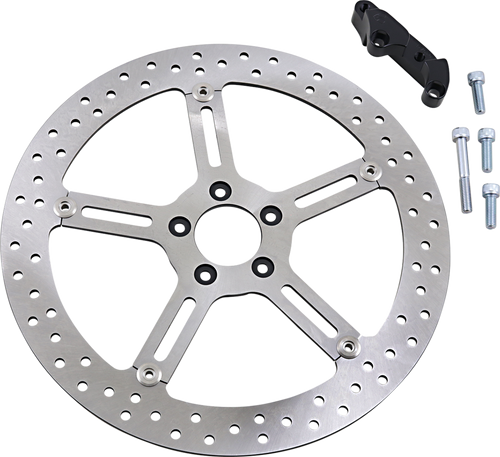 Open Box ARLEN NESS 02-972 Big Brake Rotor - 15" - Front Left - Harley-Davidson - 15" Front Left Harley-Davidson