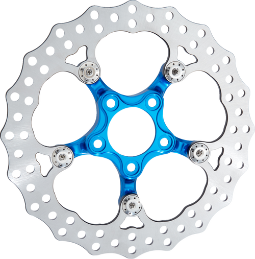 Open Box ARLEN NESS 300-063 Spider Rotor - 11.8" - Blue - 11.8" Blue