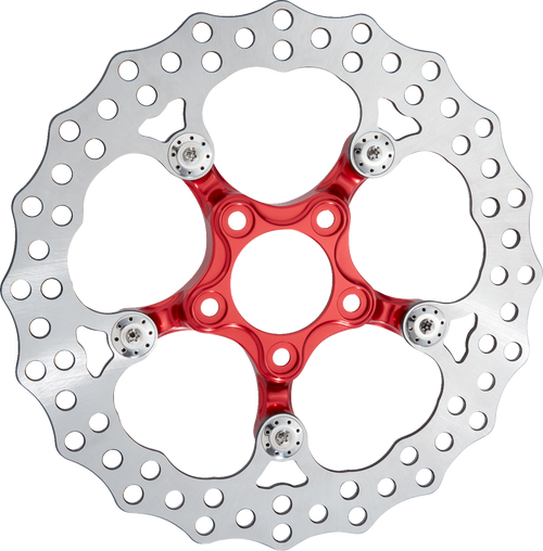 Open Box ARLEN NESS 300-069 Spider Rotor - 11.8" - Red - 11.8" Red