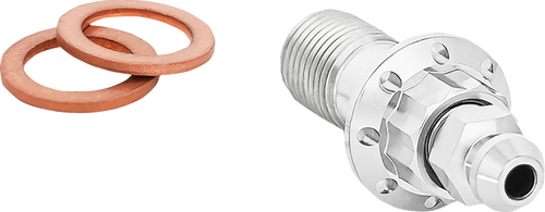Open Box ARLEN NESS 300-821 Banjo Bolt with Bleeder - 10 mm - Polished - 10 mm Polished