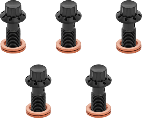 Open Box ARLEN NESS 300-855 Banjo Bolt 5-Pack - 3/8"-24 - Black - 3/8"-24 Black