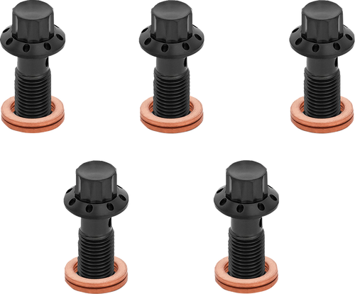 Open Box ARLEN NESS 300-858 Banjo Bolt 5-Pack - M10x1.0 - Black - M10x1.0 Black