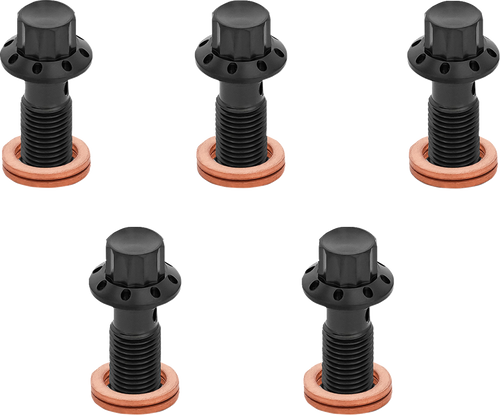 Open Box ARLEN NESS 300-861 Banjo Bolt 5-Pack - M10x1.25 - Black - M10x1.25 Black