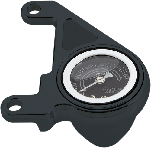 Open Box ARLEN NESS 15-675 Oil Pressure Gauge Kit - Radius - Black - HD '99-'17 - Radius Black HD '99-'17