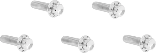 Open Box ARLEN NESS 300-938 Bolt Kit - Derby Cover - 12-Point - Titanium - Polished - Derby Cover 12-Point Titanium Polished