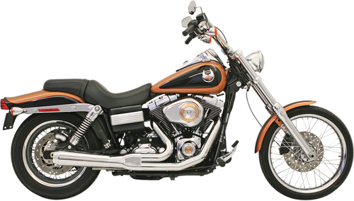 BASSANI XHAUST 13112J Road Rage 2:1 Exhaust System - Chrome Short '06-'17 FXD