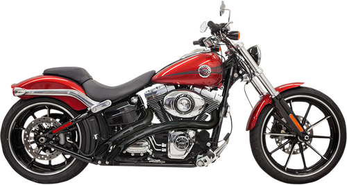 BASSANI XHAUST 1SD2FBB Radial Sweeper Exhaust - Black/Black