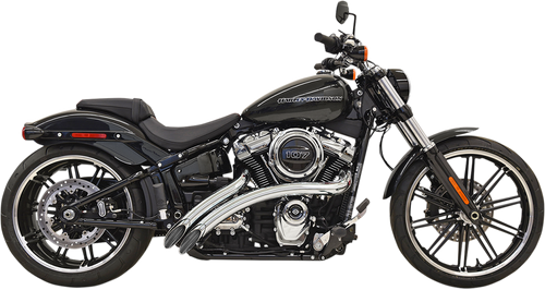 BASSANI XHAUST 1S21F Radial Sweepers Exhaust System - Chrome
