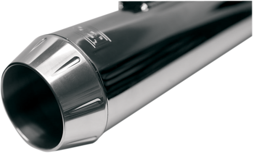BASSANI XHAUST ENDCAP-LM Replacement End Cap - Polished Long Megaphone