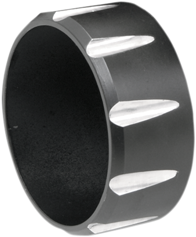 BASSANI XHAUST BE30T End Cap for 3" Firepower Series Slip-On Muffler - Black Fluted