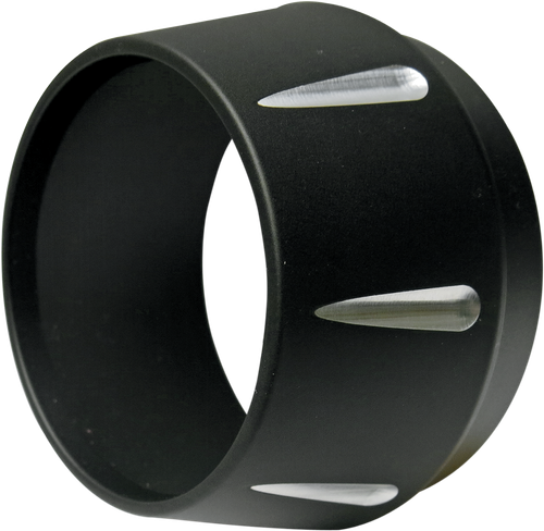 BASSANI XHAUST BESMR Replacement End Cap - Black Short Megaphone