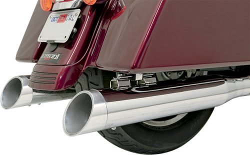 BASSANI XHAUST BE40S Optional B1-Syle Quick-Change End Cap — Slash-Cut - 4" Polished Slash-Cut
