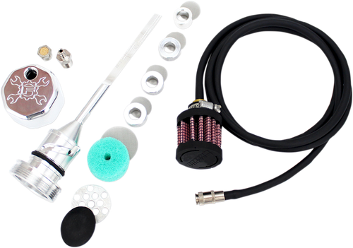 Open Box FEULING PARTS 3085 Vented Dipstick - Polished M8 Softail