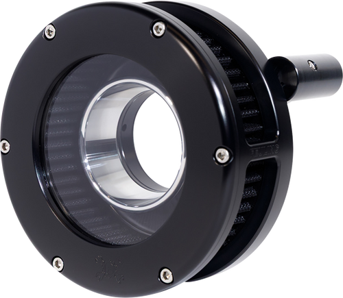 FEULING PARTS 5564-S Slim BA Air Cleaner Kit - Black/Clear Black Filter '93-'99 EVO Big Twin